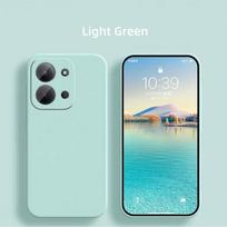 For Redmi 15C Case For Xiaomi Redmi 15C Cover Fundas Coque Shell Original Liquid Silicone Soft TPU Phone Bumper Redmi 15C 171mm&Redmi 15C 4G šviesiai žalios spalvos