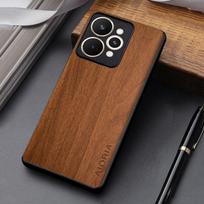For Realme 15 Pro 15T Case Capa Coque Lightweight Durable Wooden Prattern Pu Leather Cover for Realme 15t Case Funda realme 15 pro geltona