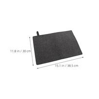 2Pcs Felt Sauna Seat Pad Thick Nonslip Waterproof Sauna Bench Cushion 15x12 Inch Portable Steam Room Bathmat Spa Accessory pilka