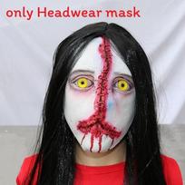 Ghost Face Cosplay Mask For Halloween Haunted House Escape Games