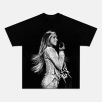 Tate McRae Black & White Stage Graphic T-Shirt Men Women Casual Cotton Pop Singer Fan Merch Top S įvairiaspalvis