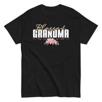 Mother's Day T Shirt Grandmother Blessed Grandma Proud Grandparent S įvairiaspalvis