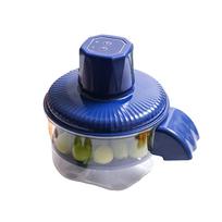 Automatic Electric Grape Peeling Machine Hands-Free Effortless Peeling Skin Remover for Berries Fruits Garlic Peeler Machine mėlyna