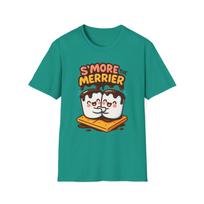 Unisex Softstyle T-Shirt Mens Womens Tees Top Marshmallow Hug S’mores Funny Holiday Christmas S