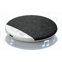 Miego pagalvės garsiakalbis, itin plonas 1,1 cm garsiakalbis po pagalve su baltuoju triukšmu ir laikmačiu bei Bluetooth 5.4, belaidis pagalbininkas miegui su stereo garsu juoda