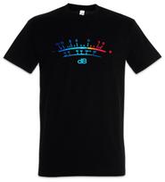 DB Meter II Decibel Music Bass Retro Radio Cassette Tape Record Vinyl T-Shirt XXXL