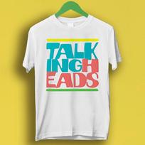 Talking Heads Retro 80s Typography Design Music Retro Cool Tee T Shirt P4072 XXXXL