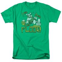 Hagar The Horrible 123 Floor T Shirt Mens Licensed Comic Strip Tee Kelly Green XL