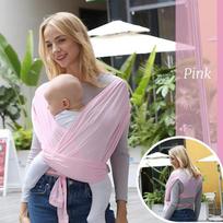 Comfortable Newborn Sling Wrap Front Holding Infant Kangaroo Bag Baby Wrap Carrier  Toddler rožinė