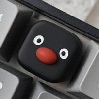 Charming Penguin Themed Resin Keycap, Replacement For Mechanical Keyboard, Unique Gift