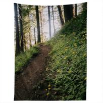 DANDELION PATH tapestry 75x100 juoda