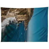 BIG SUR CALIFORNIA tapestry 75x100 juoda
