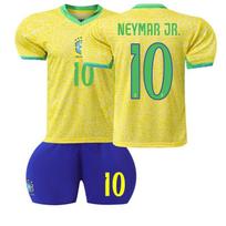2425 Brazil home national team No. 10 Neymar jersey football jersey 7 Pooh children's adult training jersey #14