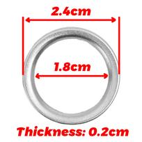 Iron Car Oil Pan Plug Gasket Transmission Drain Plug Leakproof Sealing Washer 12157-10010 Engine Replace Parts for Toyota Lexus 10pcs
