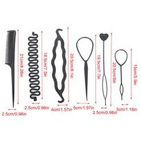 6Pcs/Set Children Curler Hair Braid Maintenance Spiral Twist Hair Styling Tools'