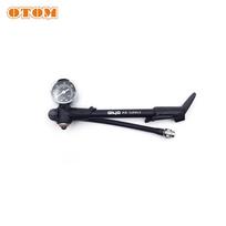 Shock Pump Portable High-pressure 300psi Motorcycle Air Pump With Gauge Rear Suspension Shock Absorber Bleeder Foldable juoda