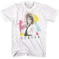 Tina Turner Shapes White Music Shirt 120