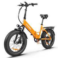 Vélo é lectrique pliable SAMEBIKE LOTDM200-II, moteur 750W, batterie lithium 48V13AH, vitesse maximale 40 km/h, cl é intelligente NFC oranžinė
