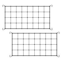 2 Pcs Plant Grow Tent Trellis Netting Elastic Trellis Net with Hooks Garden Vegetation Plant Climbing Support Flowers