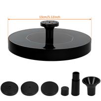 13/18cm Solar Fountain Pump Bird Bath Fountain Garden Outdoor Water Pool Pond Floating Decor With 6 Nozzles Solar Waterfall