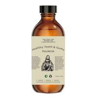 Coconut Oil Pulling Mouthwash, 100% Natural Oral Care Oil for Healthy Teeth & Gums, Freshens Breath 1PCS