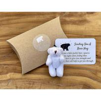 A Little Pocket Bear Hug - (white)-