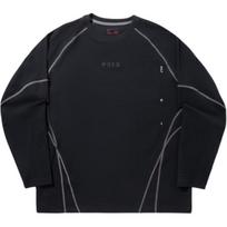 Li Ning T Shirts Unisex Caviar Black Crew Neck Moderate Straight Fit ATLV297-3 3XL