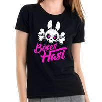 Böse Hasi Böser Hase Totenkopf Cartoon Comedy Sprüche Spaß Damen Girlie T-Shirt Mens Womens Tees Top XL