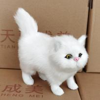 New Cute Simulated Cat Persian Cat Black Cat Flower Cat Simulated Animal Cat Simulated Animal Cat