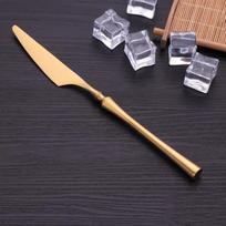 Aukštos kokybės auksinių stalo įrankių rinkinys nerūdijančio plieno indų rinkinys vakarienės peilis šakutė šaukštas sidabriniai stalo reikmenys indai Dinner Knife