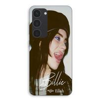Phone Case - MANIACASE - Samsung Galaxy S23 - Silicone - Black - Billie Eilish juoda