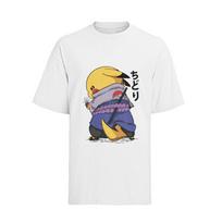 Anime Naruto Pika Parody Sasuke Parody Men's T-Shirt Organic Cotton S-XXXL 4XL