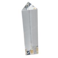 Crystal Prism Colorful Triangular Crystal Suncatcher with Bottom 1 4 Thread for Photo Photography Teaching Light