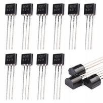 Rosfix Tranzistorius BC557 PNP – Patikimas Elementas Arduino Projektams | TO-92 Korpusas | 10 Vienetų Rinkinyje