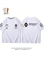 Camiseta de manga corta de algodón casual de verano para mujer con diseño de carreras F1 2025 S juoda