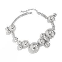 Elegant Metal Pendant Necklace Bracelet Stylish Round Pendant Necklace Unique Wristband Adornment Perfect For Gifting