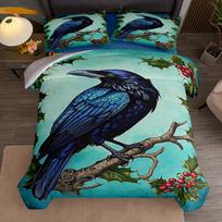 Baroque Garden Duvet Cover Set Uk Single Double Queen Us Twin Full King Size Among Bed Linen Set EU Single(135*200cm)3pcs