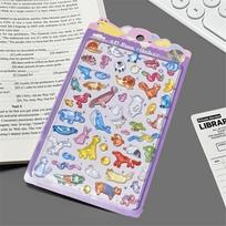Korean Import 3D Relief Stickers Cartoon Animals Panda Cats for Scrapbooking DIY Journal Cute Stationery