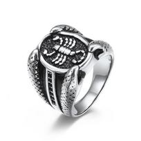 2026 Vintage Style Scorpion Ring Men's Hand Jewelry Wrench Ring Jewelry Accessories 8#