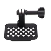 Camera Ground Level Mount Fit for DJI Action 5 6 Action Camera Aluminum Alloy Anti Shake Car Bumper Camera Mount