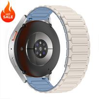 20mm 22mm Strap for Samsung Galaxy watch 7/5 Pro/4/6 classic 44 40 46 mm Magnetic Silicone Bracelet Correa HUAWEI GT 6/5/4 Band 22mm watch strap