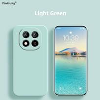 For Redmi Note 15 Pro 5G Case Redmi Note 15 Pro Cover Funda Coque Soft Original Liquid Silicone Phone Bumper Redmi Note 15 Pro Redmi note 15 Pro 5G šviesiai žalios spalvos
