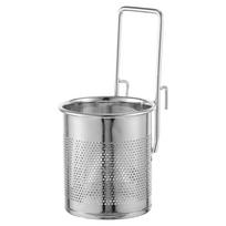 Basket Reusable Holder Fry Hot Pot Strainer with Handle for Boiling Hang to on Baskets 16.5X8X8CM