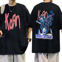 Korn Coming Undone T Shirt Vintage Metal Gothic Rock Band T Shirts Men Women Summer Short Sleeve Oversized T-shirt Streetwear S įvairiaspalvis