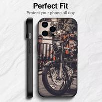 Sportster R-Retro Moto Cruiser CMX500 Phone Case For iPhone17,16,15,14,13,12 Plus,Max Soft Silicone Black Cover iPhone17
