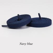 1 Pair Flat Shoelaces Classic Shoe Laces Fit Fashion Solid Sports Shoelace Casual Unisex Shoe Strings Shoe Accessories AF1 100cm tamsiai mėlyna spalva