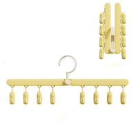 Portable Folding Drying Rack Traceless 360-Degree Rotation Laundry Hanger Strong Load-bearing Non-slip Baby Clothes Hanger geltona