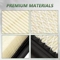 ABBY-For Briggs And Stratton 18-26 HP Intake V-Twin Air Filter 499486S- Fits Engine Riding Lawn Mower Tract