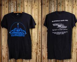 Vintage Scorpions Blackout Tour Concert T Shirt 1982 Black S
