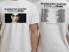 Damiano David Funny Little Fears World Tour 2026 T-Shirt XXXL